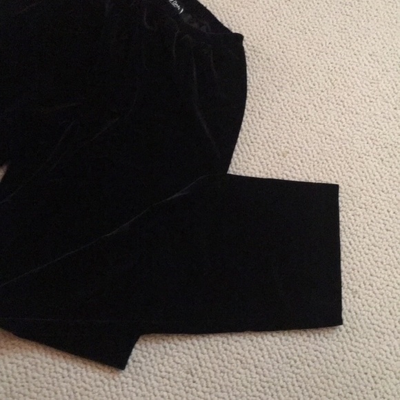 Joan Fagin black velvet pants - Picture 4 of 4